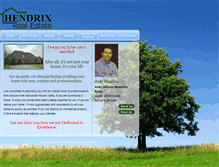 Tablet Screenshot of hendrixrealty.com